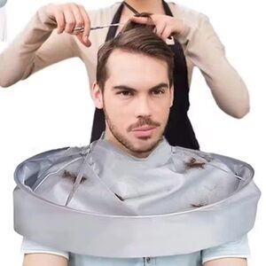 Silver Hair Cutting Cape for Men